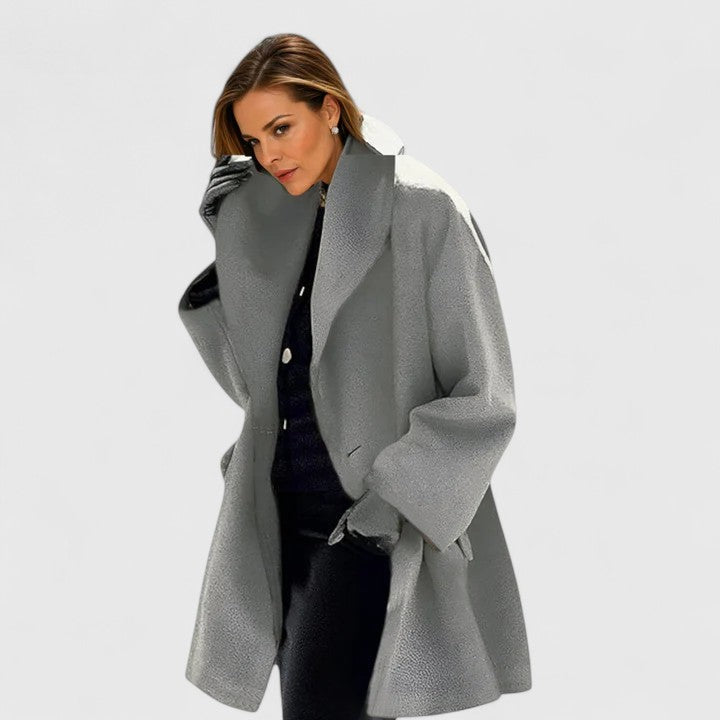 Damen Langer Mantel | Elegant