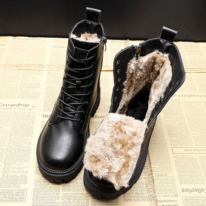 Damen Modische Stiefeletten | Mit Schnürung
