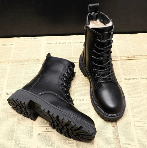 Damen Modische Stiefeletten | Mit Schnürung