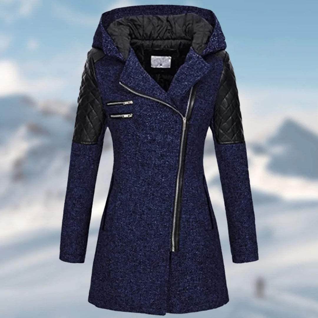 Damen Elegante Winterjacke | Mit Kapuze