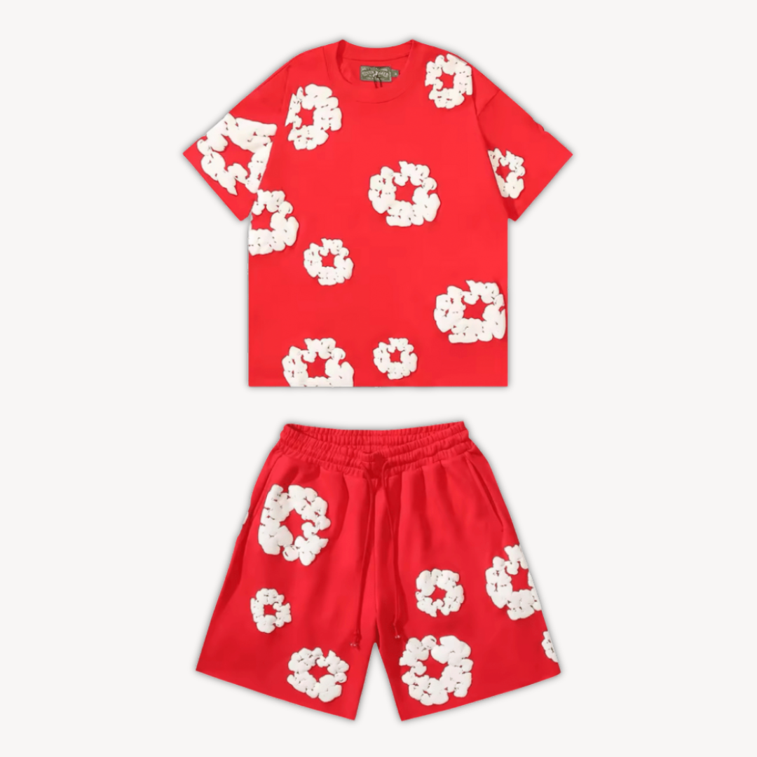 Unisex Loungewear-Set Mit Shirt Und Shorts | Co-Ord