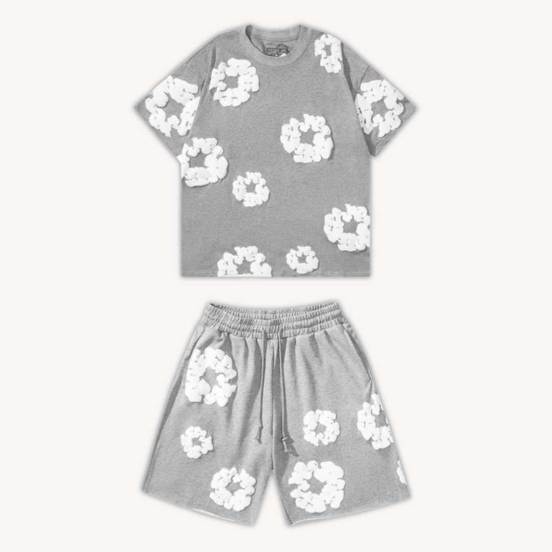Unisex Loungewear-Set Mit Shirt Und Shorts | Co-Ord