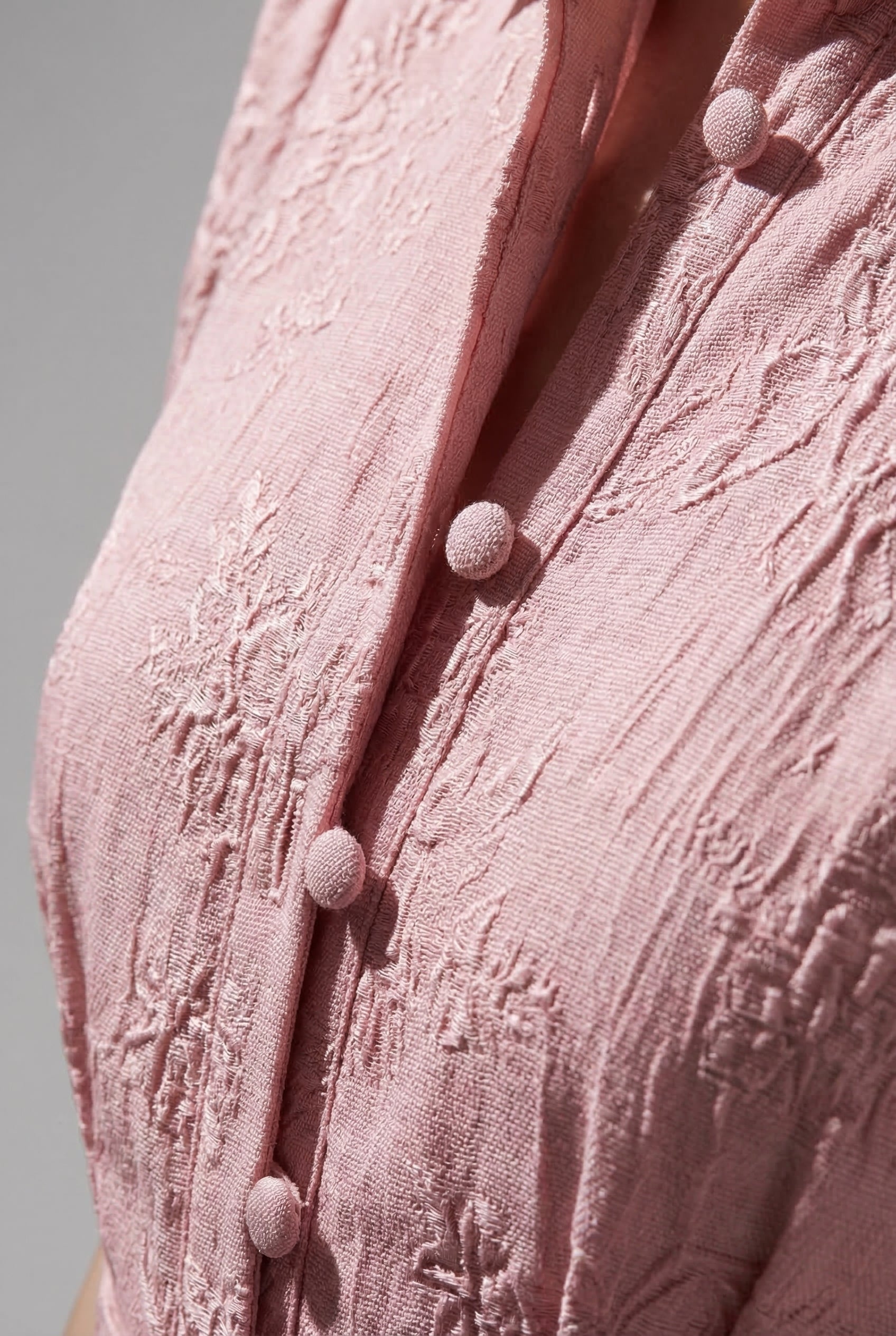 Ascora – Vestido largo con cinturón, mangas abullonadas y falda amplia