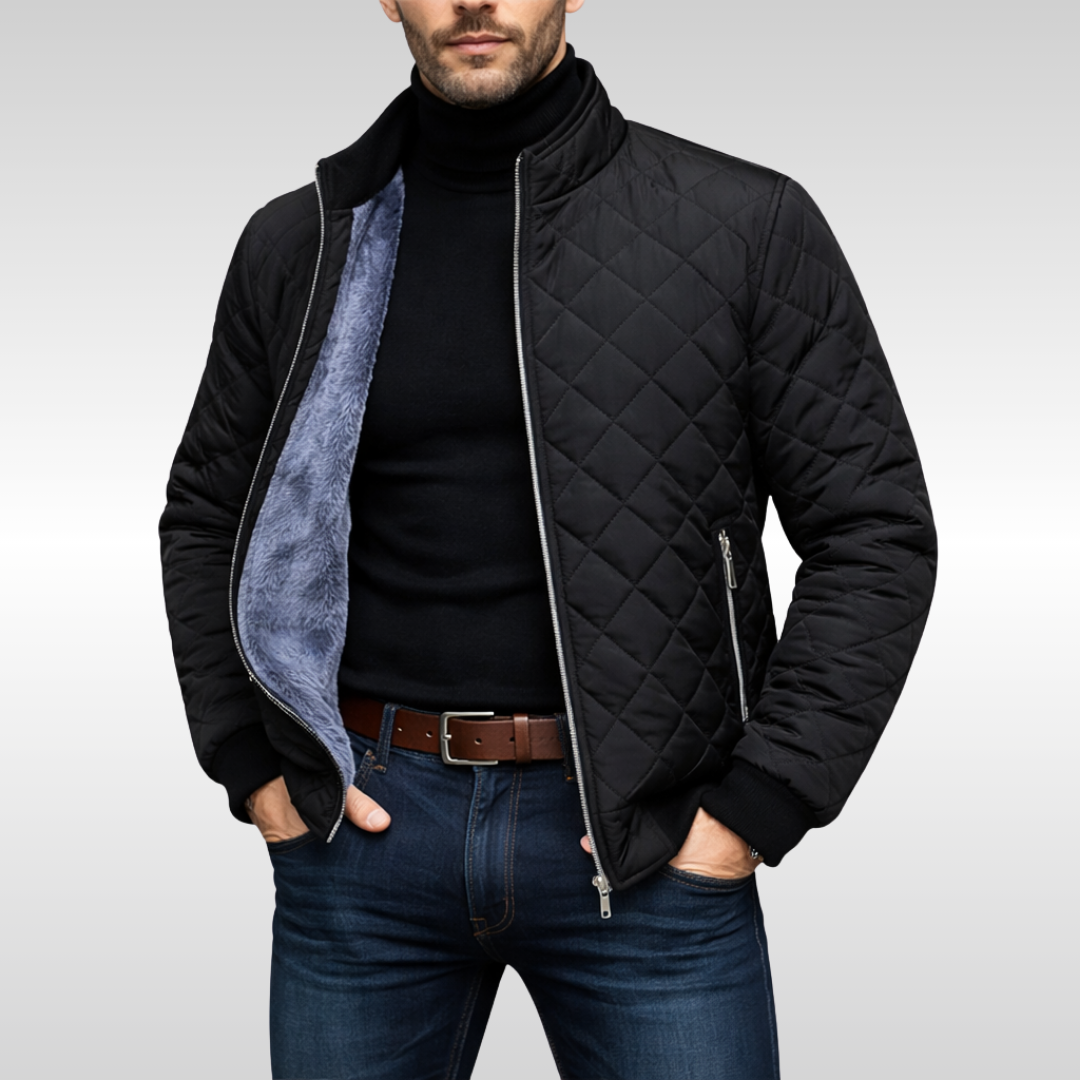 Herren Bequeme Winterjacke | Mit Stehkragen