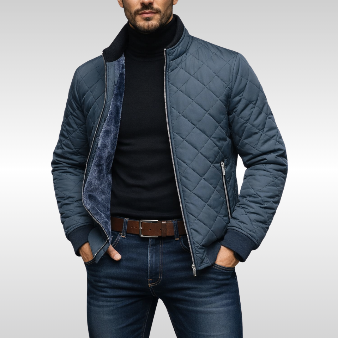 Herren Bequeme Winterjacke | Mit Stehkragen