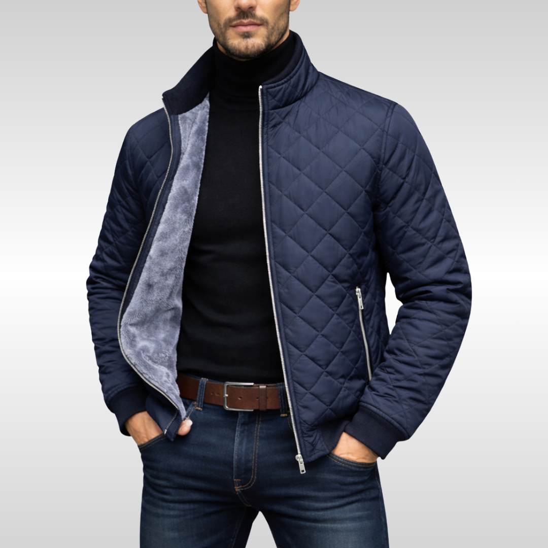 Herren Bequeme Winterjacke | Mit Stehkragen