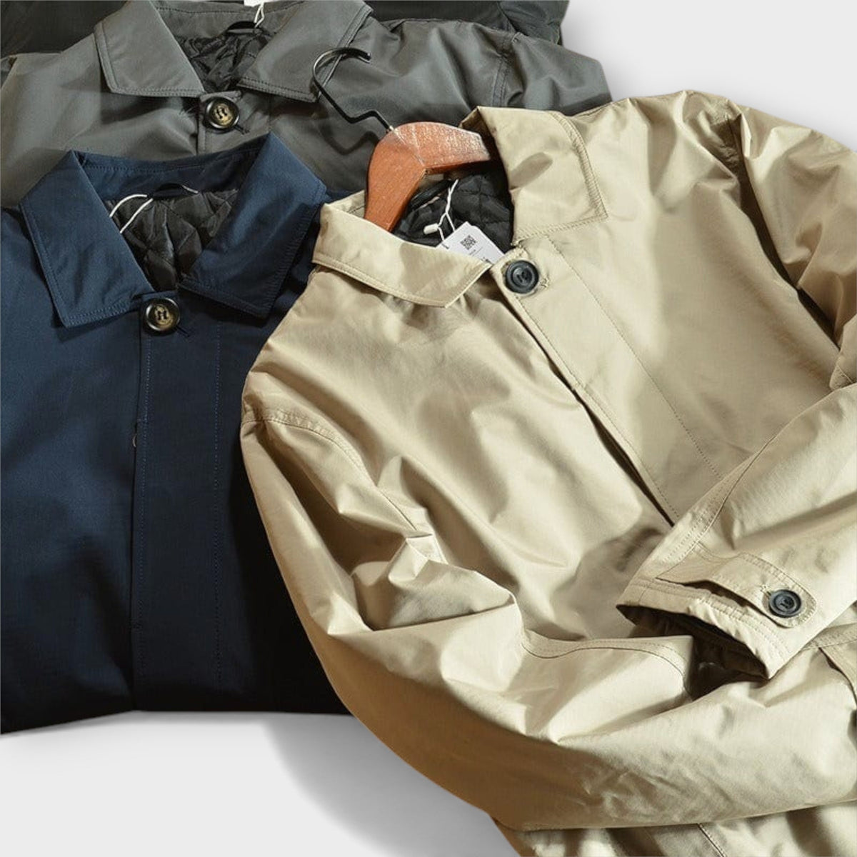 Herren Elegante Übergangsjacke | Mit Knopfverschluss