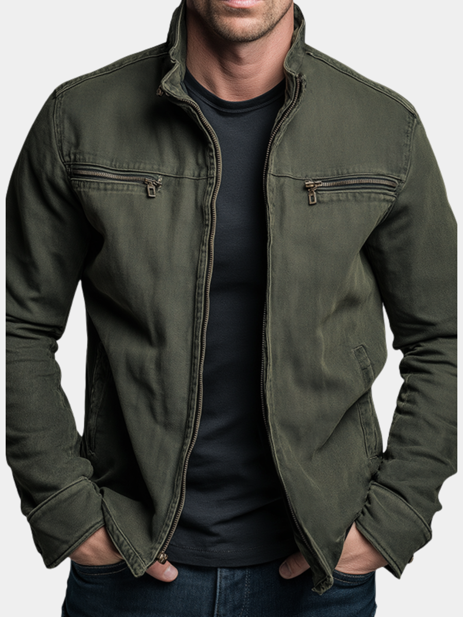 Herren Moderne Übergangsjacke | Mit Stehkragen