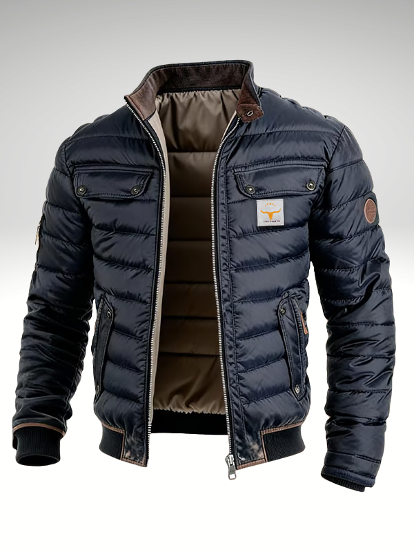 Herren Moderne Winterjacke | Mit Stehkragen