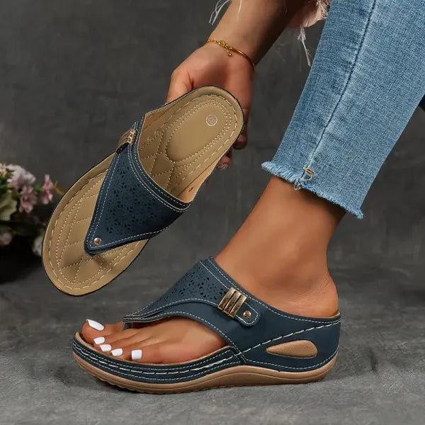 Dianelle - Orthopädische Keilabsatz Sandalen Damen