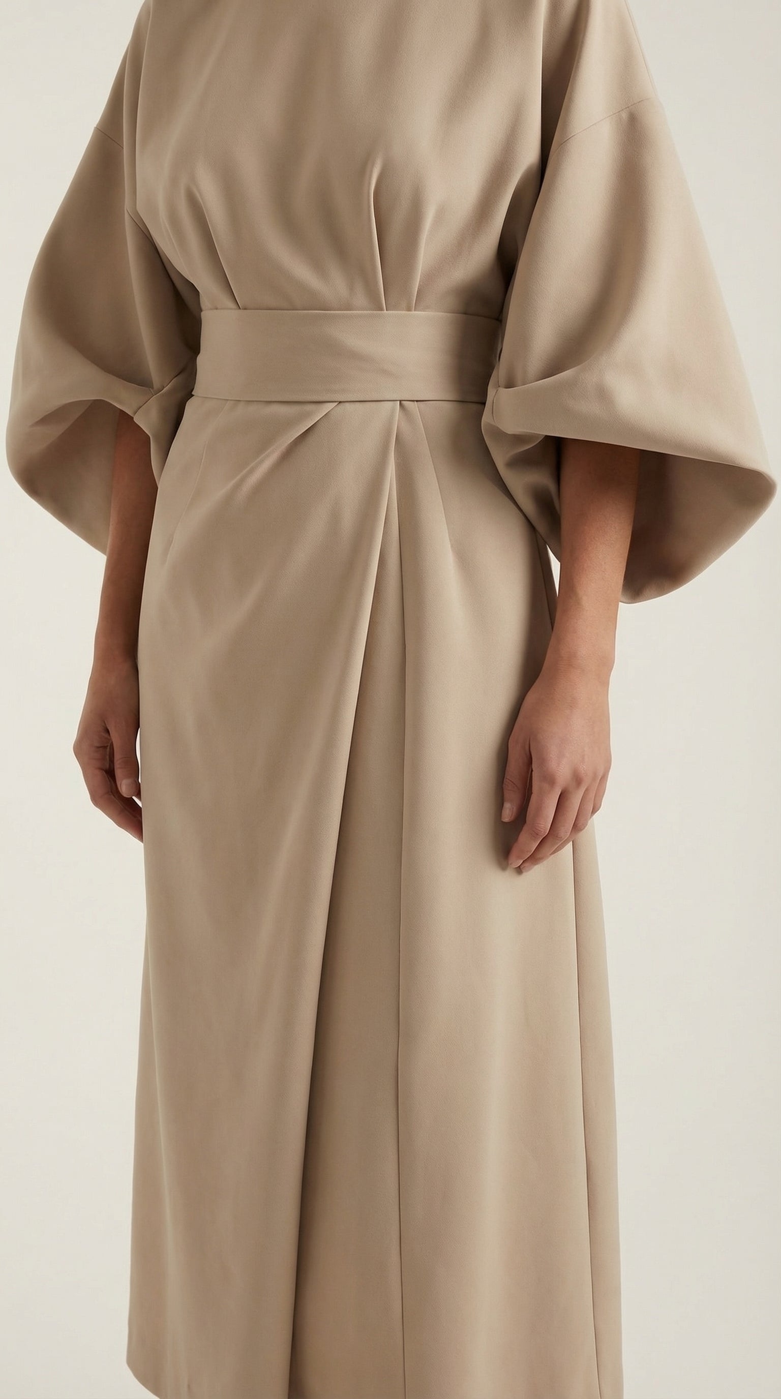 Elorian - Midikleid Mit Ballonärmeln