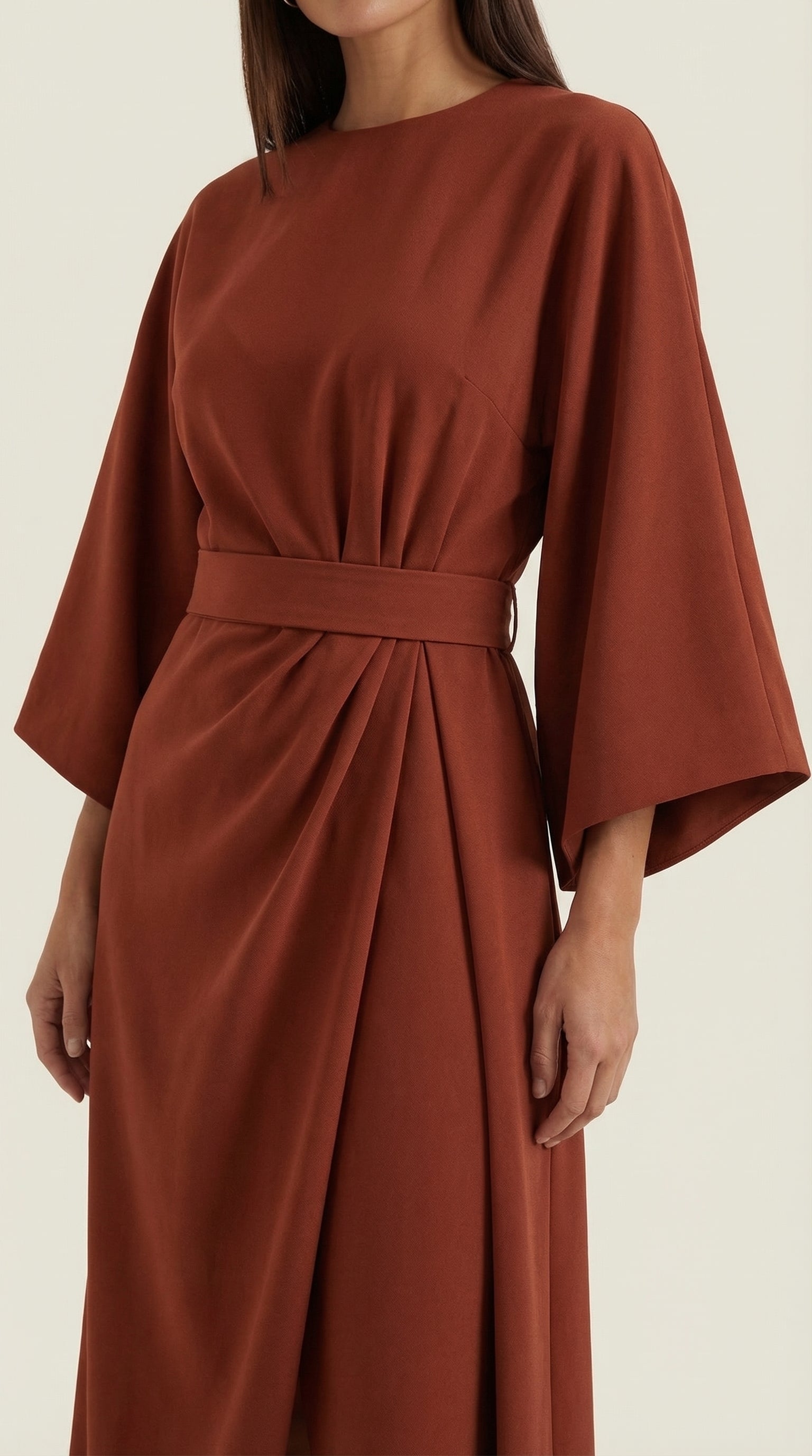 Elorian - Midikleid Mit Ballonärmeln