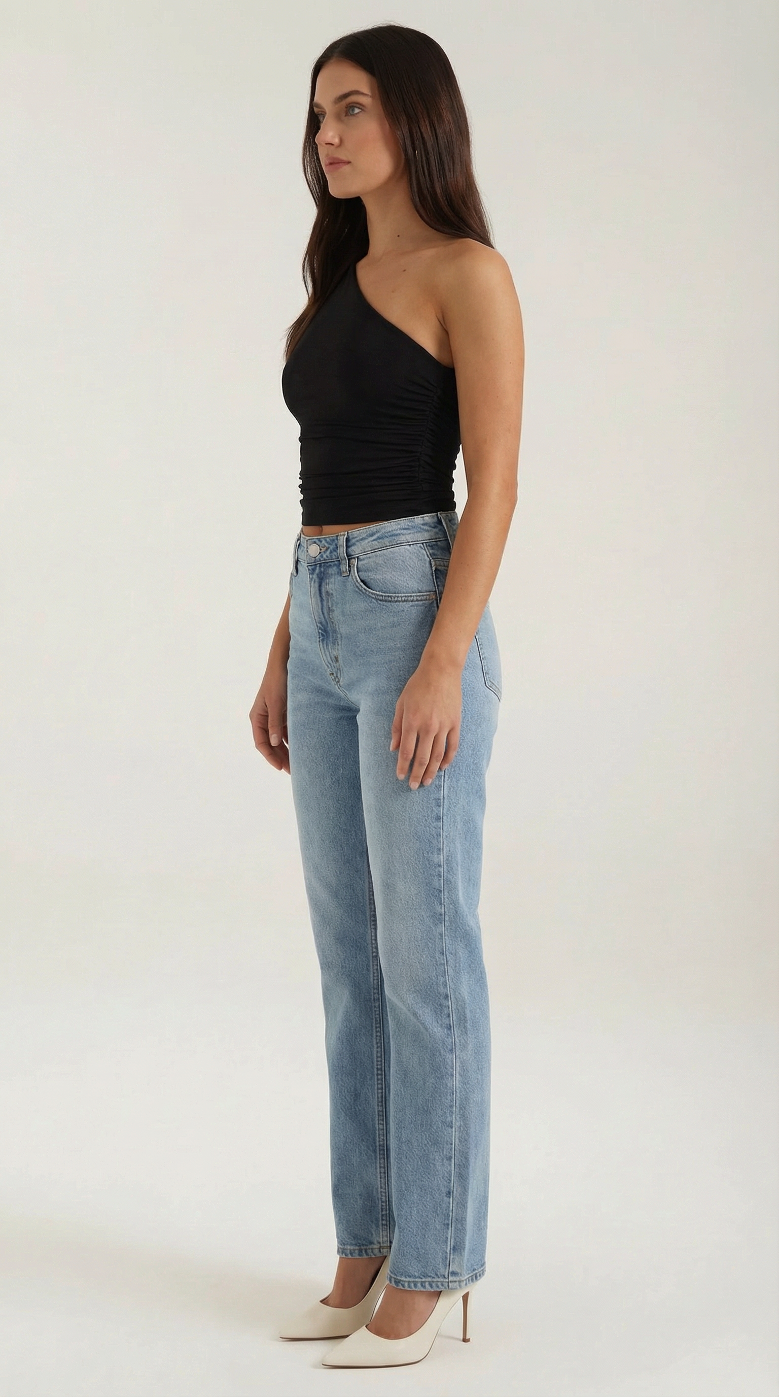 Briona - Top de un hombro sin mangas