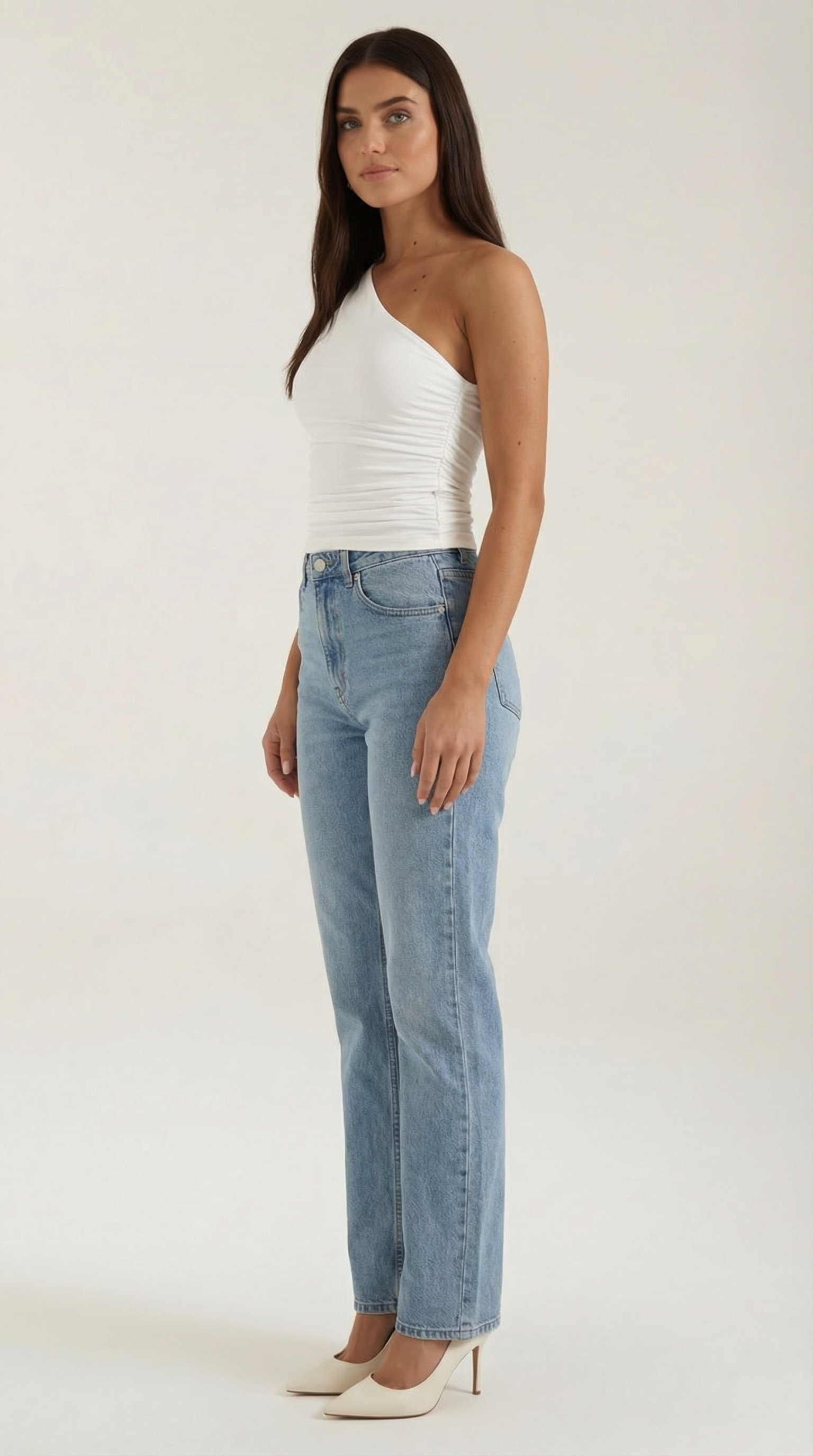 Briona - Top de un hombro sin mangas