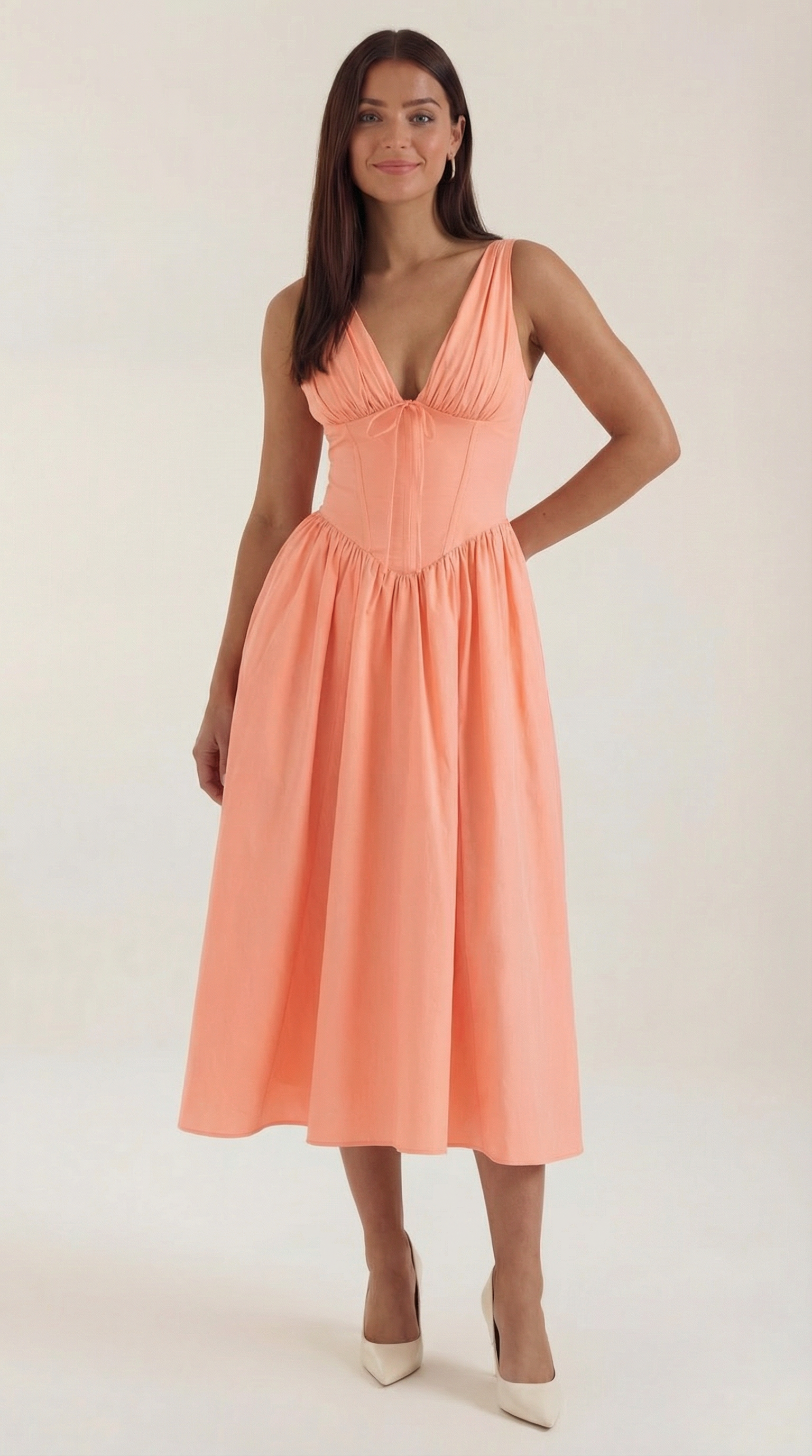 Cassiora - Luftiges Midi Sommerkleid