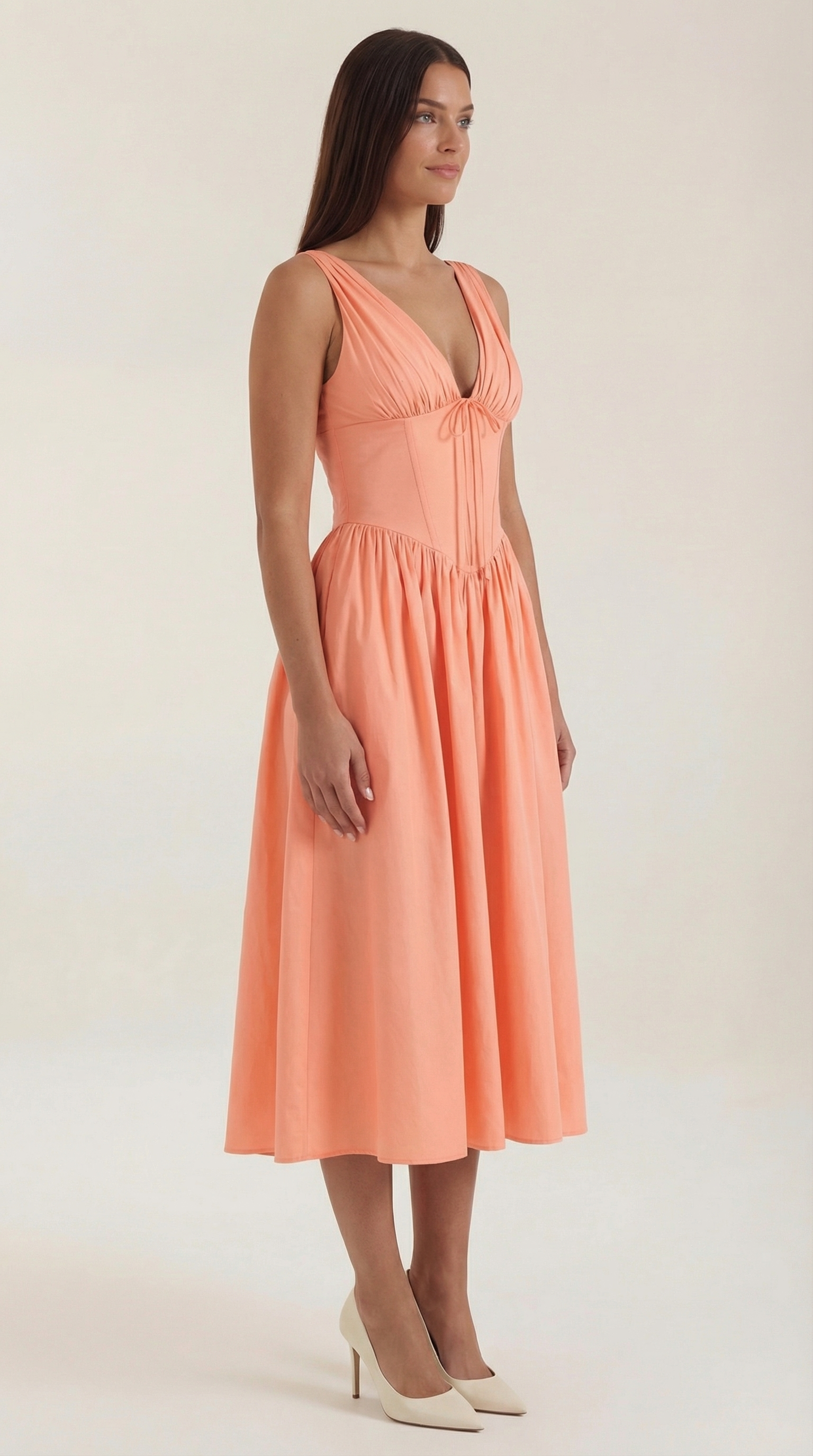 Cassiora - Luftiges Midi Sommerkleid