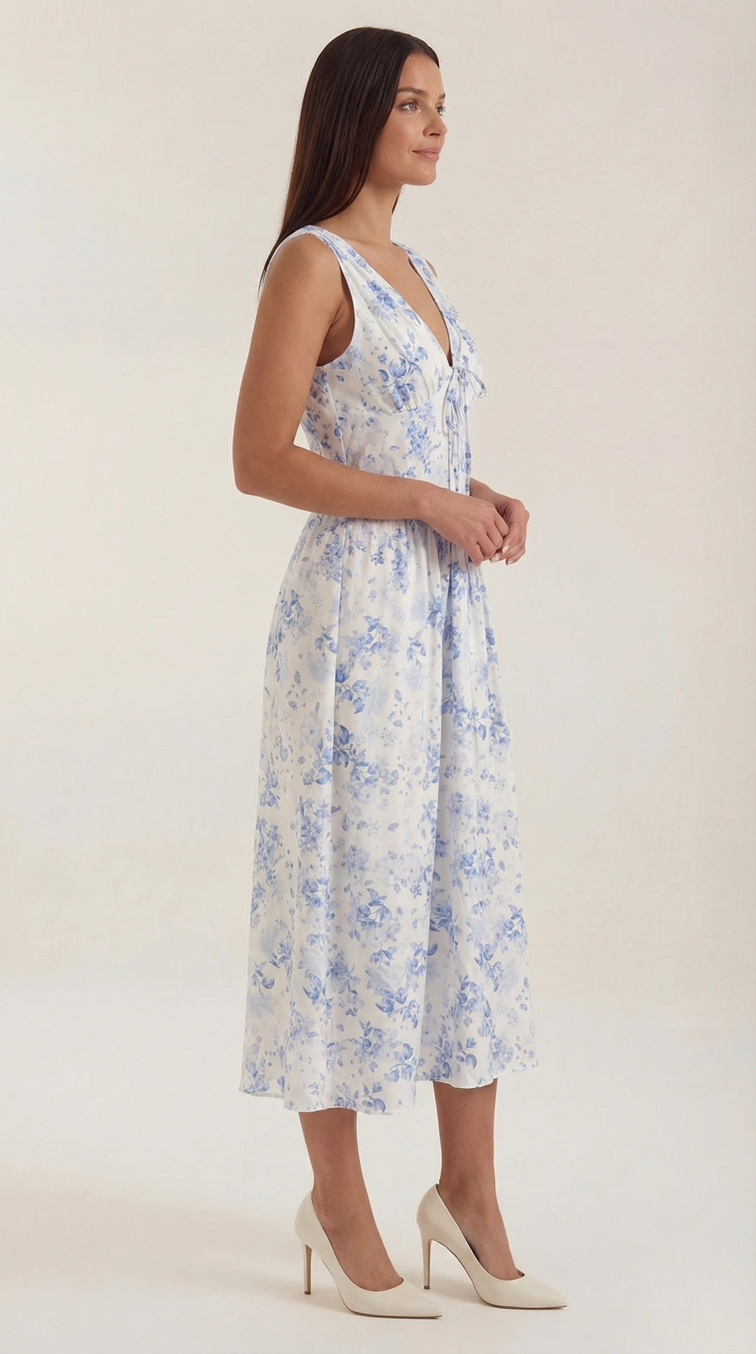 Cassiora - Luftiges Midi Sommerkleid