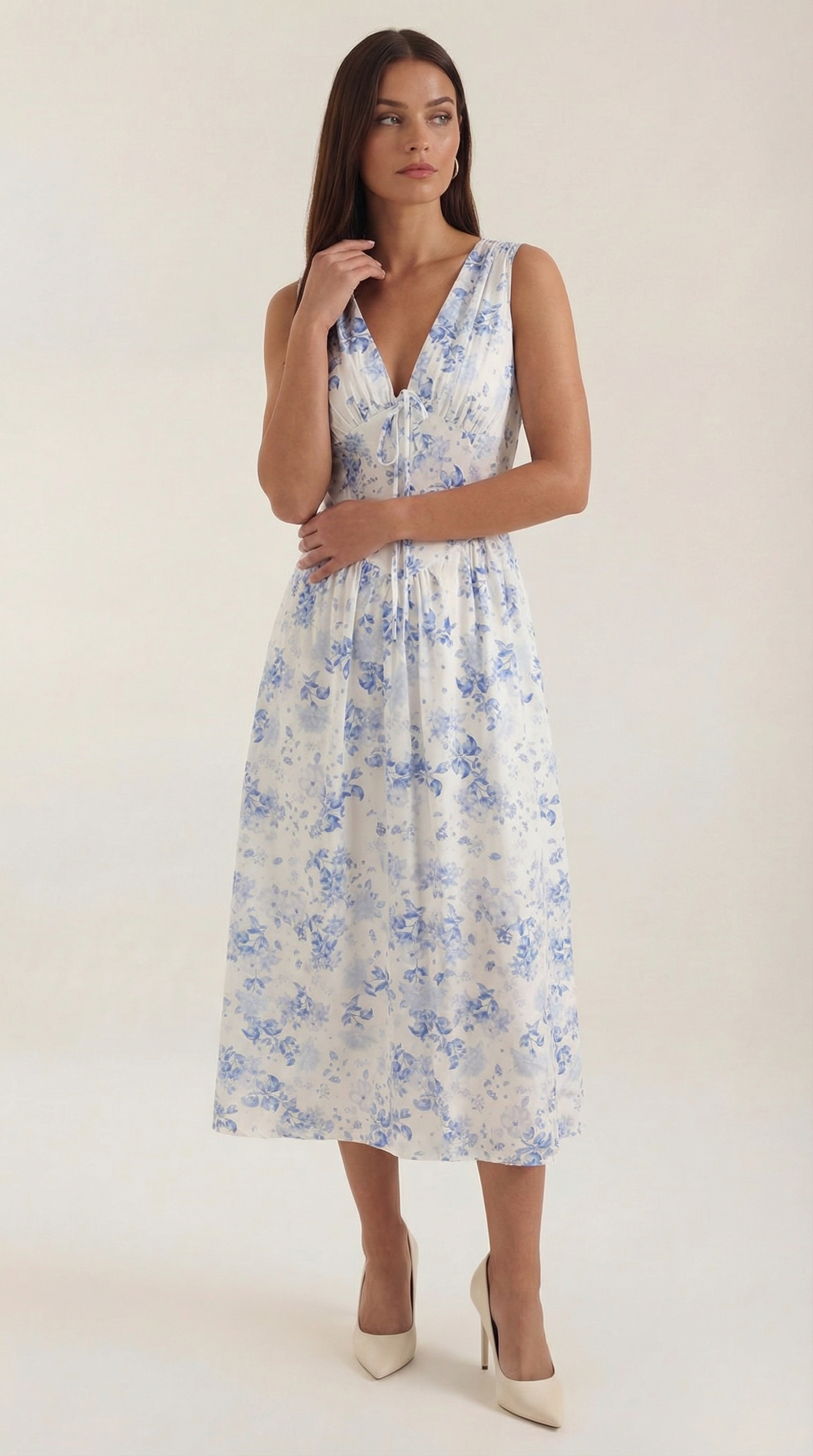 Cassiora - Luftiges Midi Sommerkleid