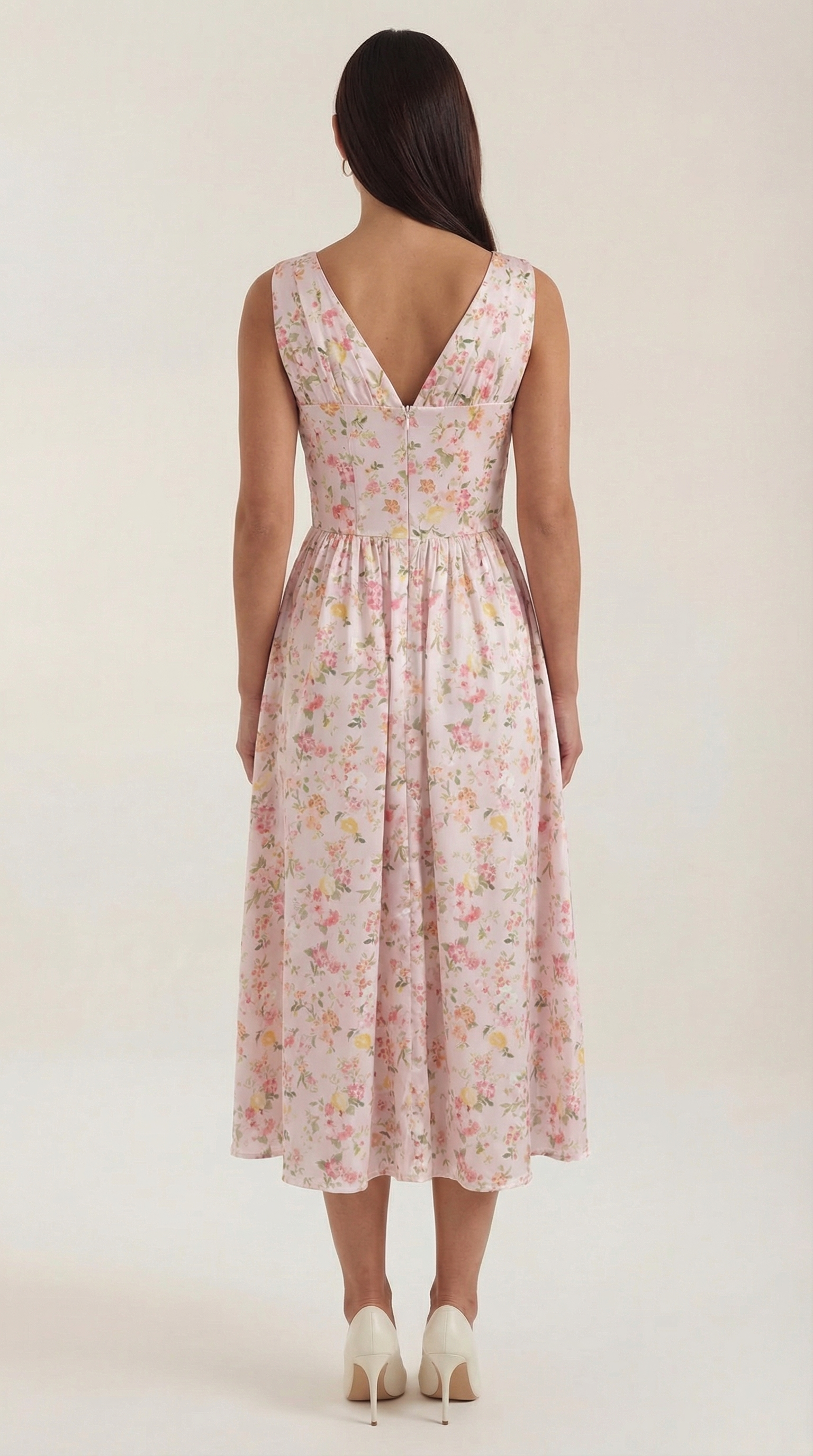 Cassiora - Luftiges Midi Sommerkleid