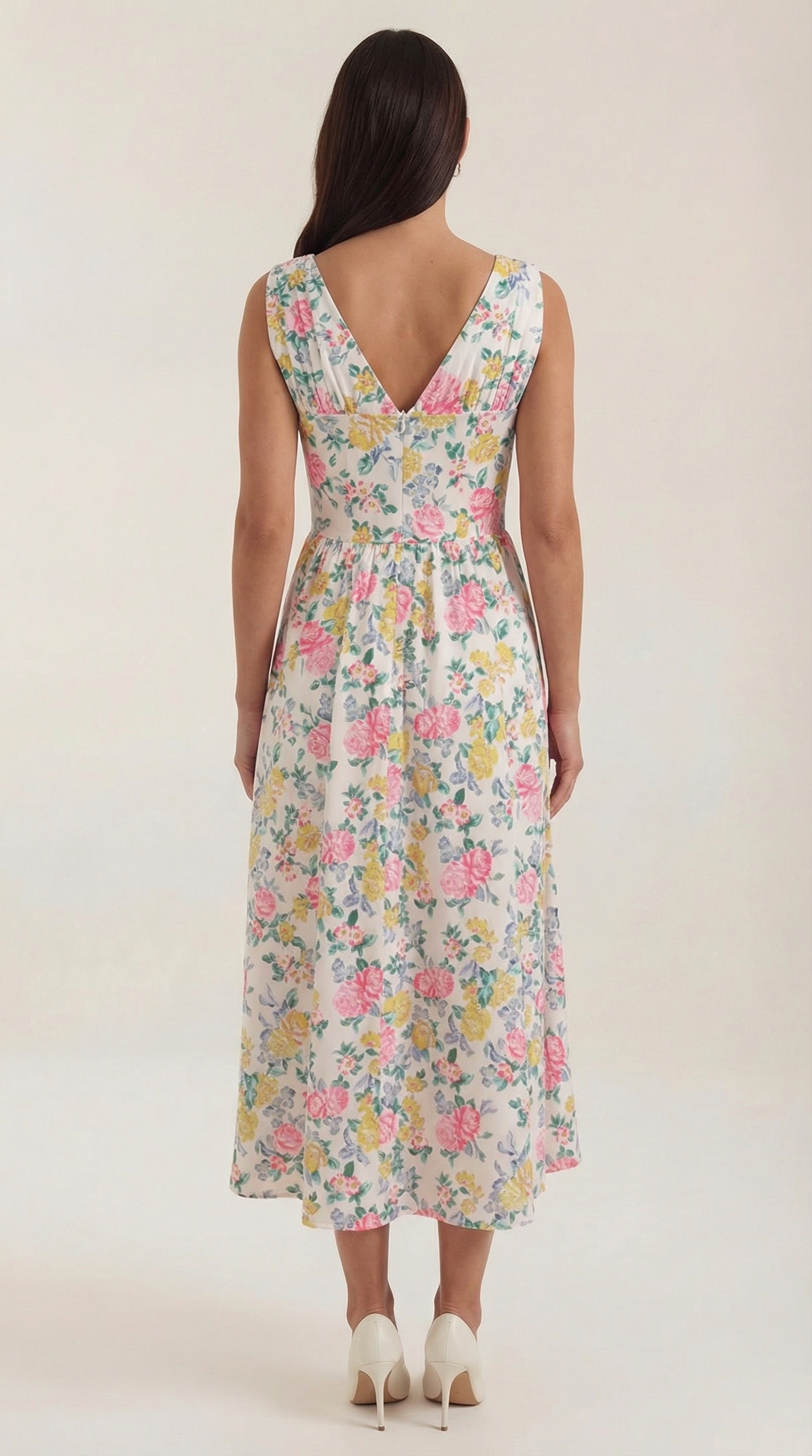 Cassiora - Luftiges Midi Sommerkleid