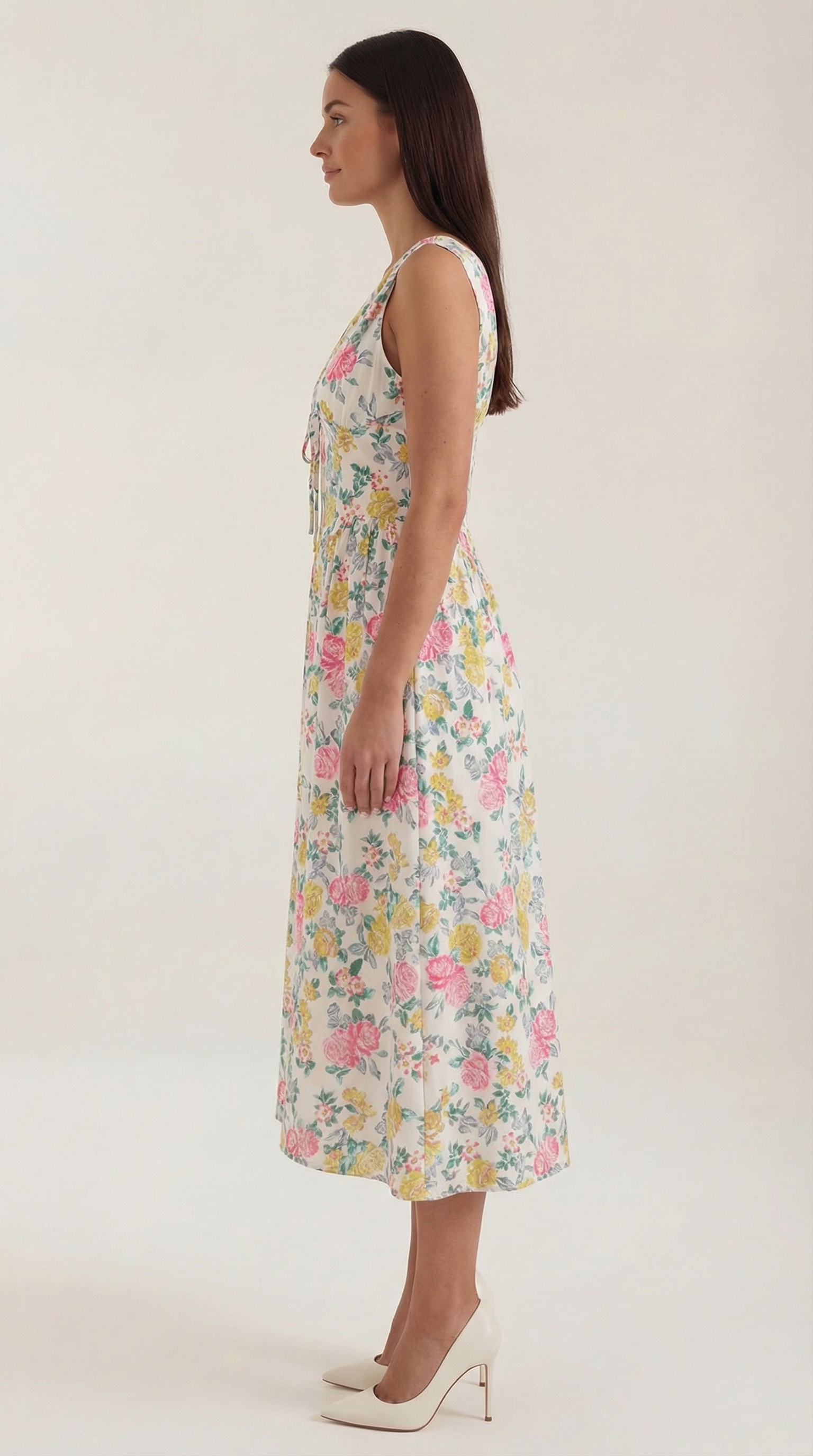 Cassiora - Luftiges Midi Sommerkleid