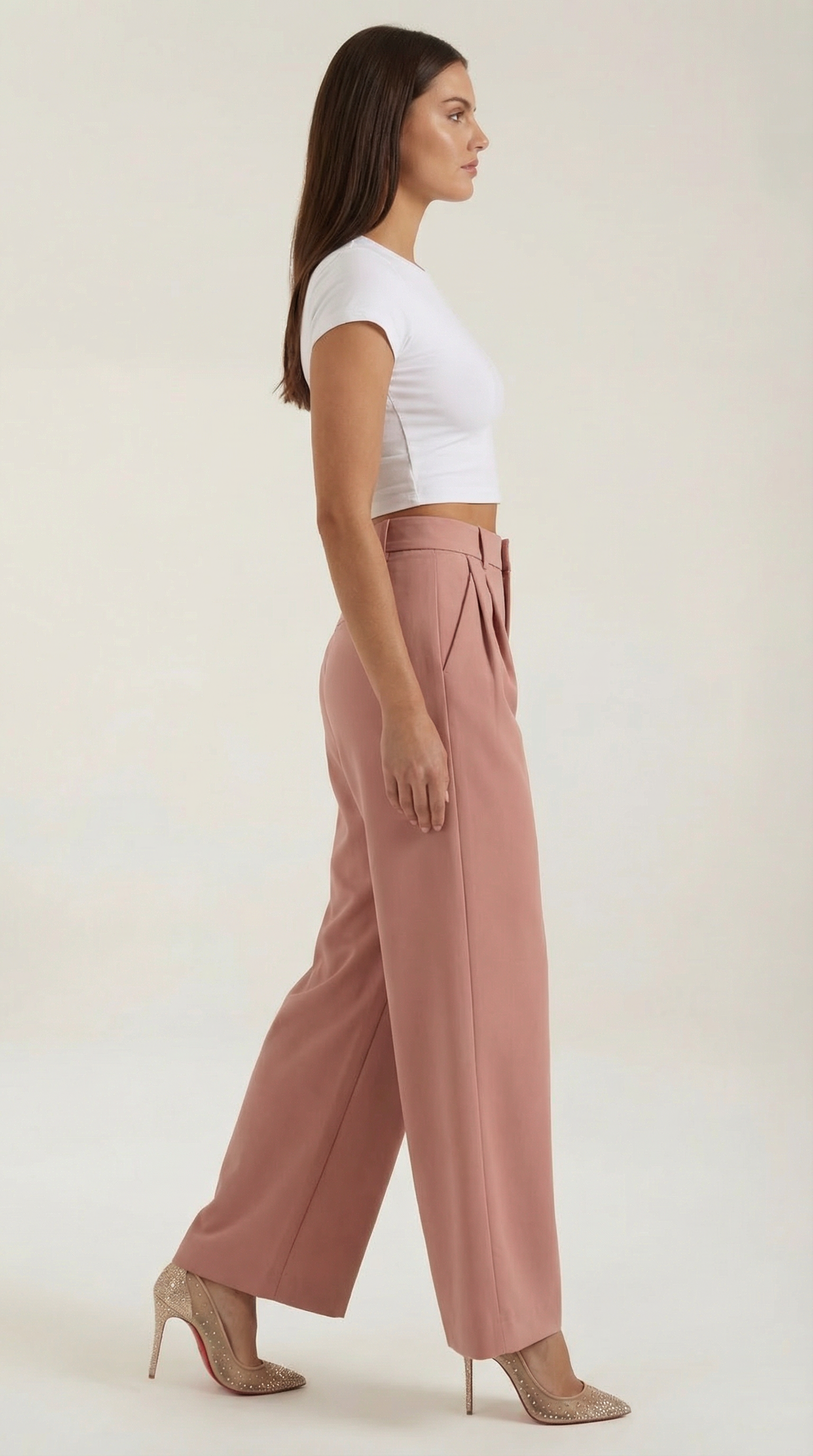 Elmara - Volné dámské kalhoty Plynulé Elegantní