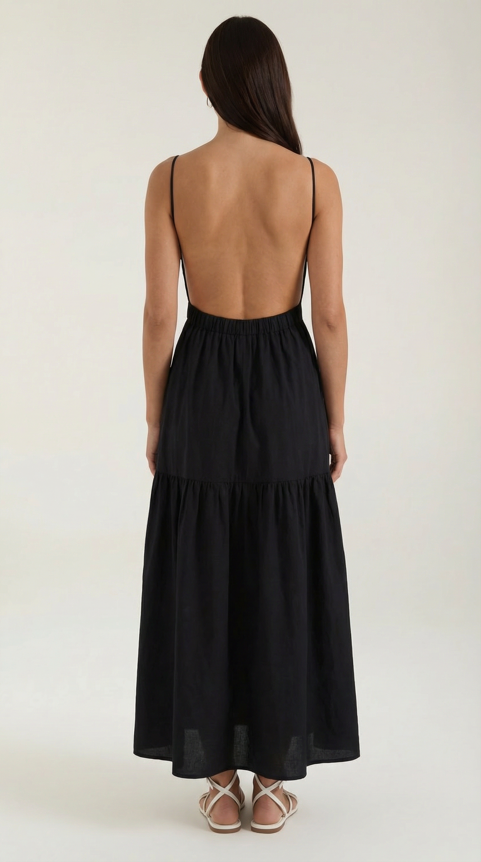 Virelia - Rochie maxi fără spate