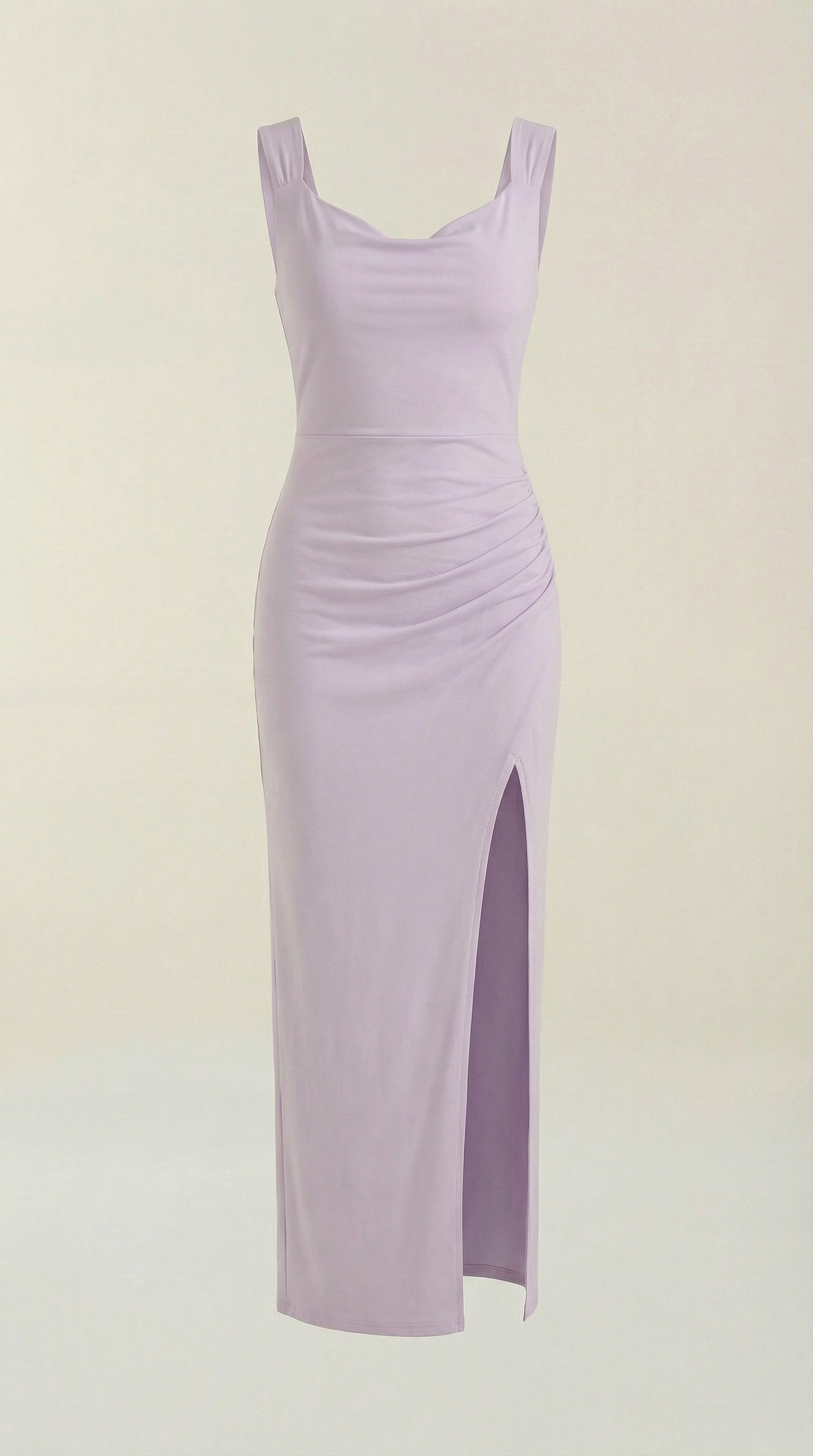 Rhoda - Elegante geplooide maxi-jurk