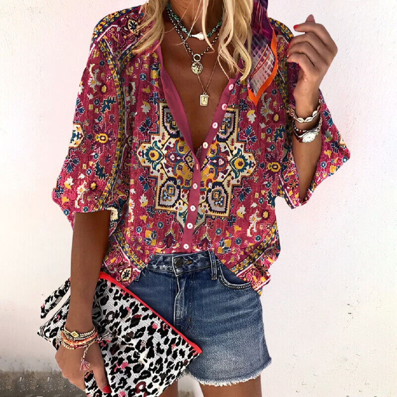 Eliza - Zomerblouse met print