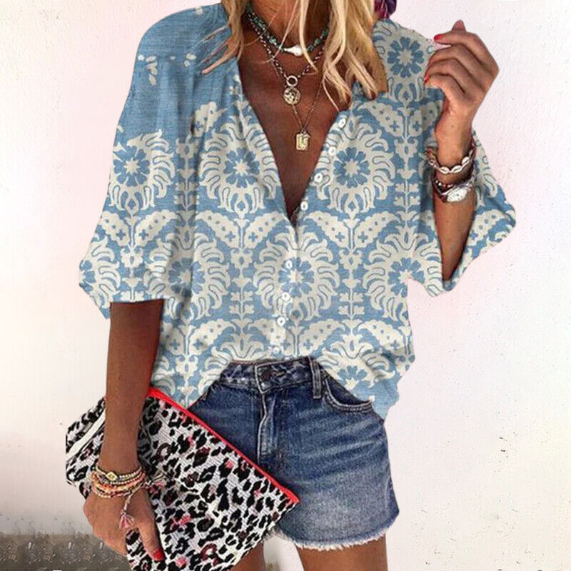 Eliza - Zomerblouse met print