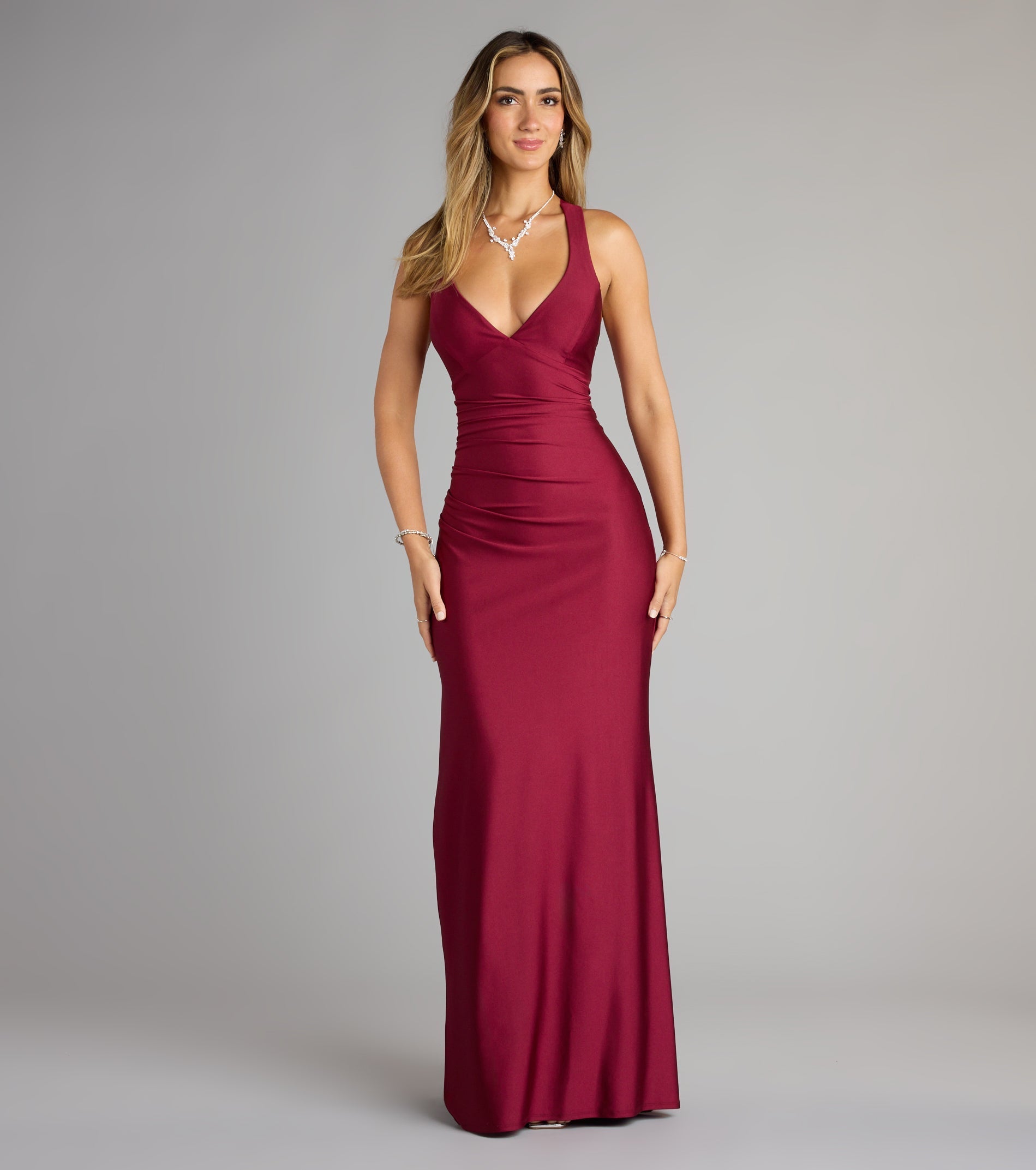 Zena - Elegantní mořská panna maxi šaty