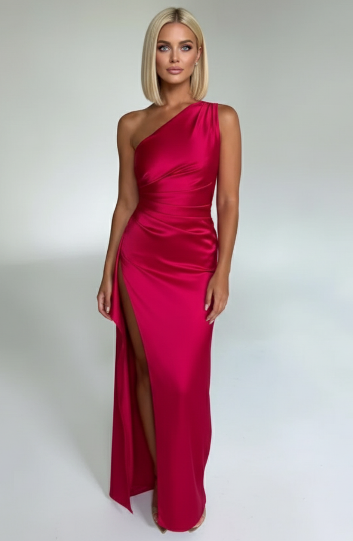 Noime - Rochie maxi elegantă cu un umăr gol