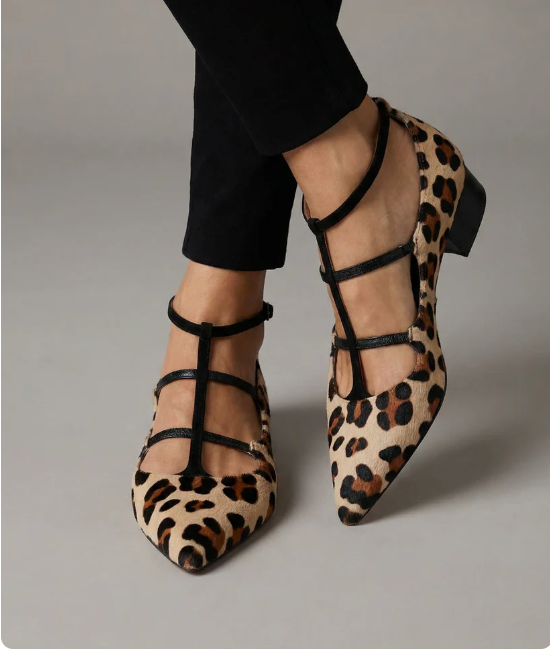 Ivéline - Spitze Damen Ballerinas Mit Riemchen